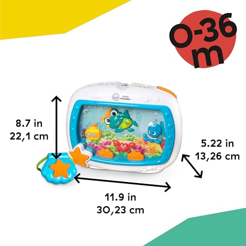 Sea Dreams Soother, Crib Toy with Remote, Baby Sleep Aid, Calming Lights & Melodies, Newborn and Up