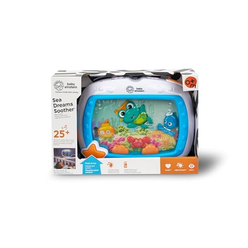 Sea Dreams Soother, Crib Toy with Remote, Baby Sleep Aid, Calming Lights & Melodies, Newborn and Up