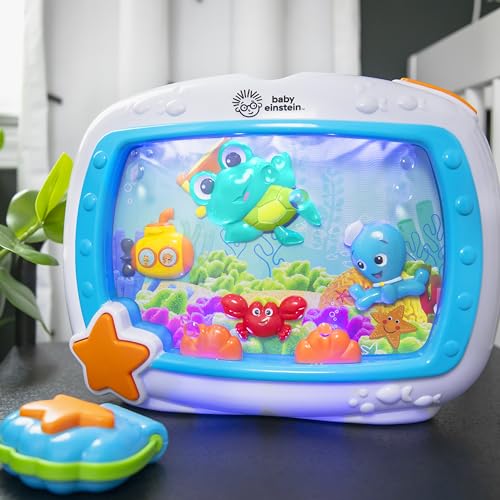 Sea Dreams Soother, Crib Toy with Remote, Baby Sleep Aid, Calming Lights & Melodies, Newborn and Up